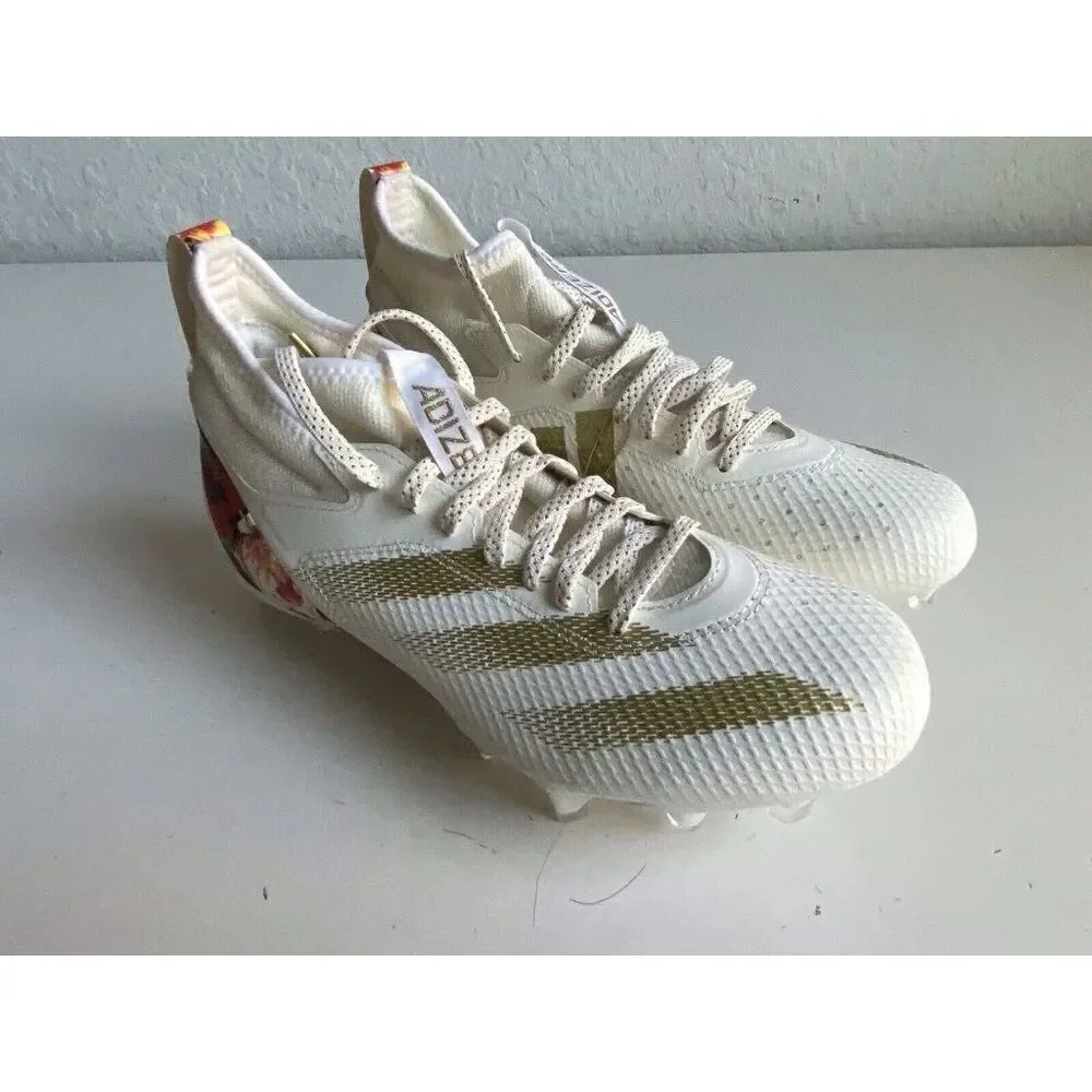 Adidas Adizero Chaos Speed Coronation Gold Metallic Cleats IG5907 Men 8‎ Women 9